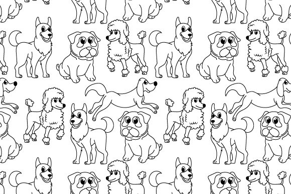 Cute Dog Seamless Pattern, Copy Space: A Strategic Asset for Designers and Decision-Makers