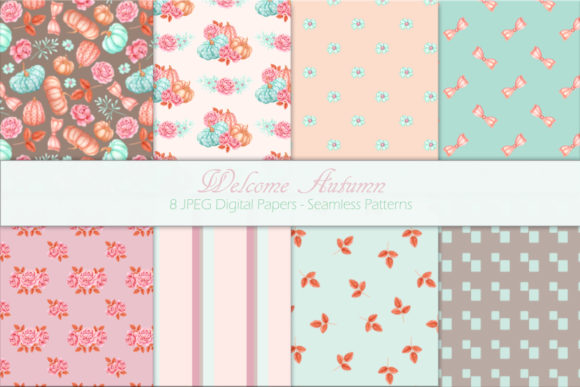 Discovering the Creative Potential of Welcome Autumn Seamless Digital Papers