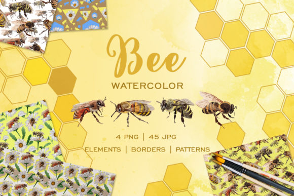 Exploring the Practical Beauty of Bee Watercolor PNG: A Digital Asset for Creativity and Communication