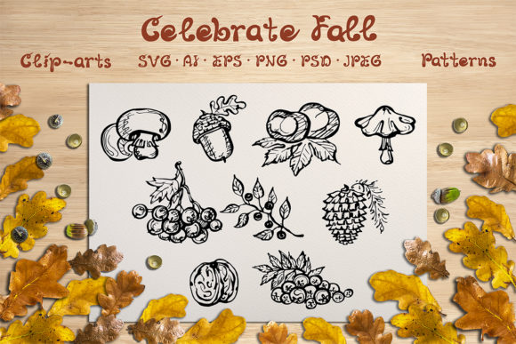 Finding Creative Flow with Fall Elements, Cards, and Patterns That Work