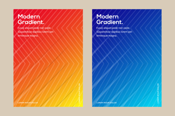 Making Visual Impact with the Orange Blue Line Zigzag Cover Vertical Design