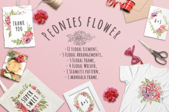 Peonies Floral Set Illustration: A Strategic Creative Asset for Modern Professionals
