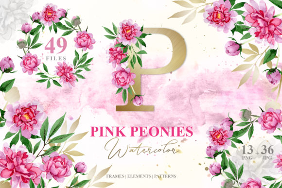 Pink Peonies Watercolor PNG: Integrating Floral Assets into Modern Design Workflows