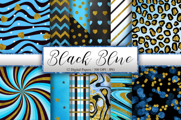 The Allure of Black Blue Gold Glitter Backgrounds: Why This Trio Captivates and How to Use It