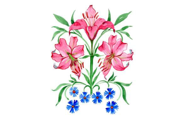 The Enduring Allure of Ornament Red Lilies Watercolor: Technique, Symbolism, and Modern Application