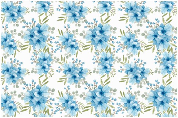 The Quiet Power of Botanical Textiles: How Watercolor Blue Flower Seamless Patterns Are Redefining Visual Branding