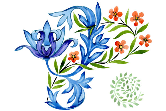 Ukrainian Floral Ornament, National Watercolor: Heritage as a Living Design Language