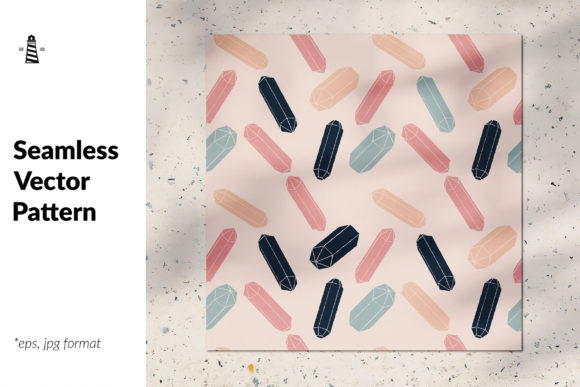 Understanding Abstract Gems Seamless Patterns