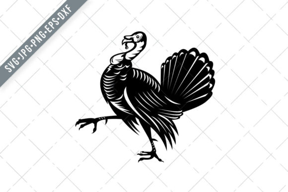 Understanding the Wild Turkey Marching Side View Retro Design and Its Place in Visual Storytelling