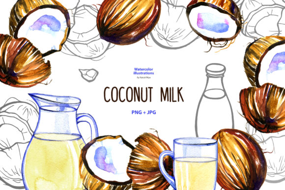 Watercolor Coconut Milk: Soft Tones, Creamy Textures, and Everyday Creative Possibilities