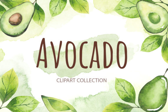 Ways Avocado Watercolor Clipart Brings Fresh Energy to Visual Projects